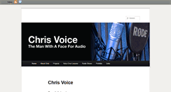 Desktop Screenshot of chrisvoice.com